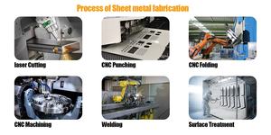 कस्टम शीट धातु निर्माण सेवा सीएनसी लेजर और स्टेनलेस स्टील प्रसंस्करण पीतल एल्यूमीनियम वेल्डिंग मुद्रांकन भागों - Product Image 5