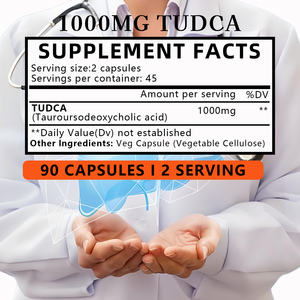 Capsules de TUDCA à marque privée OEM avec 1000 mg de supplément de TUDCA pour une santé hépatique et une meilleure immunité - Product Image 5