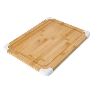 เขียงไม้ไผ่เฮงเหยาโอ้ ขนาด 35.6x27.9x1.5 ซม.  แบบกันลื่น สำหรับหั่นเนื้อ ขนมปัง ชีส - Product Image 1