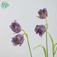 Branches artificielles en soie de haute qualité de 60 cm, 4 têtes, pour décoration intérieure, hôtels, couronnes de Noël et décoration de la maison pour la fête des Mères