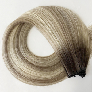 ผู้จำหน่ายผมแท้ Haiyi Cuticle Aligned Virgin Hair รุ่นใหม่ สีบลอนด์ Genius Hair สำหรับผู้หญิง - Product Image 3