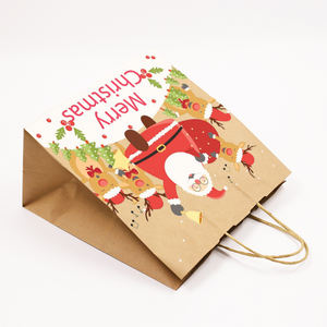 Bolsa de papel temática navideña Embalaje con logotipo personalizado <span class=keywords><strong>Noel</strong></span> Sachet para leche Sushi Jelly Gifts - Product Image 4
