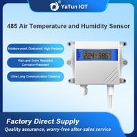 YATUN Capteur de température et d'humidité du sol Capteur de sol intelligent EC PH NPK