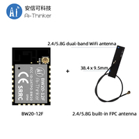 Module Wi-Fi double bande + BLE 5.0 Ai-Thinker BW20-12F avec MCU double cœur, compatible avec BW16
