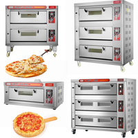 Four à pizza électrique 500 degrés, four à pizza de table, four commercial, four à pizza grande capacité multifonctionnel