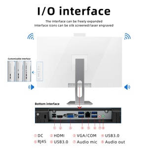 Computadora Nueva de 23.8 Pulgadas, Laptop y PC de Escritorio Todo en Uno, Sistema Monobloque para Juegos y Negocios con Pantalla LCD para Uso Doméstico - Product Image 2