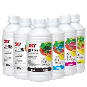 Suministro de fábrica, pigmento textil blanco Premium para tinta Tintas 1000ml DTF para tinta para <span class=keywords><strong>Epsonprint</strong></span> L 805 I 3200 1800 XP 600 Inkjet Pr - Product Image 1