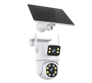 4MP Lente dual HD Visión nocturna Seguridad al aire libre Cámara solar de baja potencia Seguridad para el hogar 4G Sim Cámara inalámbrica Wifi Detección de movimiento - Product Image 2