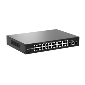 Hot Sale Unmanaged 24 10/100M Ethernet Ports + 2 10/100/1000M Ethernet Ports + 1 1000M SFP Optical Port Industrial <b>POE</b> <b>Switch</b> - Product Image 3