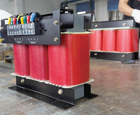 Transformateur de tension triphasé sec 150 kVA 800 V vers 400 V, équipement d'alimentation abaisseur de tension avec système de contrôle industriel
