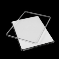 Étui pour pièces de monnaie plaqué or 24 carats scellé par soudage ultrasonique Médaille Jeton Barres d'argent Porte-objets avec EVA blanc