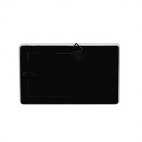 Cadre photo en céramique DJ 4x6 pouces, 1,2 cm d'épaisseur, design festif de Noël avec chapeau de Père Noël |   OEM/ODM |   Écologique |   UV