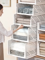 Étagère de rangement pour chambre à coucher en plastique, type tiroir, panier de rangement, tri des vêtements, étagère de rangement pour dortoir, vente chaude