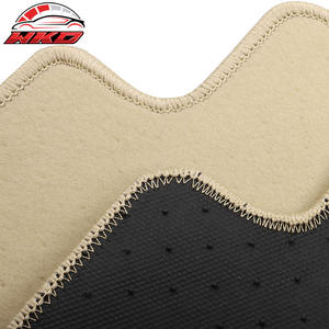 Tapis de sol pour Nissan Armada QX80 17-23 antidérapants avant arrière en velours 3 pièces - Beige - Product Image 4