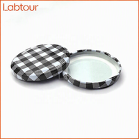 Bouchons métalliques torsadés 63mm 80mm anti-fuite, anti-enfants, écologiques, de qualité alimentaire, à ouverture facile pour bouteilles de vin et bocaux en verre 5ml