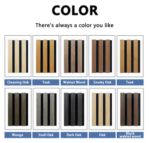 Akupanel sồi Veneer bằng gỗ đá phiến Acoustic tấm Tường Bền phong cách thân thiện với môi không thấm nước 1200*600*21 Mét phòng khách sạn - Product Image 5