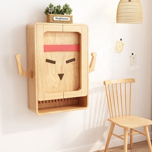 Tiết kiệm không gian gấp khuyến khích nghiên cứu bàn nổi bàn với lưu trữ treo tường bàn ăn - Product Image 4