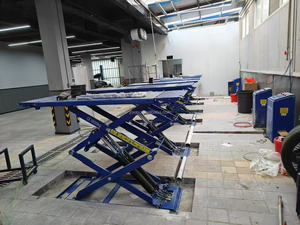 Elevador de Tijera de Altura Media al Mejor <span class=keywords><strong>Precio</strong></span>, Elevador Hidráulico de Doble Cilindro <span class=keywords><strong>para</strong></span> Reparación de Automóviles - Product Image 5