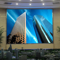 Écran de studio TV LED de scène intérieure HD P4 P3.076 Panneau mural vidéo LED d'intérieur haute définition