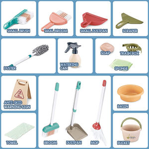 Ensemble de nettoyage pour enfants <span class=keywords><strong>jouet</strong></span> pour les tout-petits semblant de jouer <span class=keywords><strong>chariot</strong></span> de nettoyage ménage jeu <span class=keywords><strong>balai</strong></span> vadrouille - Product Image 4