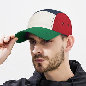 Chất Lượng Cao Nhanh Chóng Khô Màu Khối 5 Bảng Điều Chỉnh Mũ Nylon Cong Mũ Bóng Chày Mũ Upf50 + Ngoài Trời Trucker Mũ Không Có Cấu Trúc Mũ Trại - Product Image 1