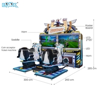Nouvelle Machine de Jeu d'Arcade Électronique à Monnayeur Grass Wonder 2, Modèle Sportif, avec Fonctionnalité de Course et de Simulation d'Équitation