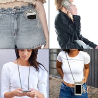 Tinkin — sac à bandoulière en cuir PU, sac multifonctionnel a suspendre pour téléphone portable, 2020 pouces, iphone se 11 lanières, nouvelle collection 6.5