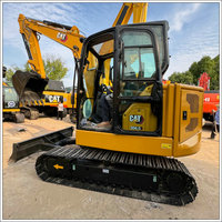 Cat 306.5 Pelle d'occasion Cat305.5E Modèle de particules d'occasion 2023 Petite pelle de 5.5 tonnes en bon état de fonctionnement