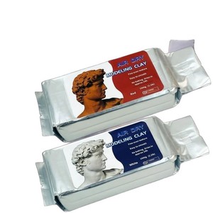 Argile à <span class=keywords><strong>modeler</strong></span> <span class=keywords><strong>blanche</strong></span> sans cuisson XinyiArt, argile à séchage à l'air libre 1 kg, argile à <span class=keywords><strong>modeler</strong></span> de qualité supérieure pour artistes professionnels - Product Image 1