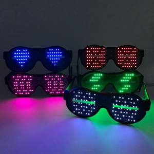 Commercio all'ingrosso di animazione Display luminoso luminoso luce fino a occhiali Led LED Led LED occhiali per feste per natale Halloween feste di Pasqua - Product Image 1
