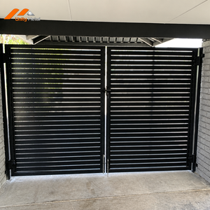 Galvanized Steel Fence Sliding Gate Automatic Opener Complete Fence Package for Villa Driveway - Product Image 1