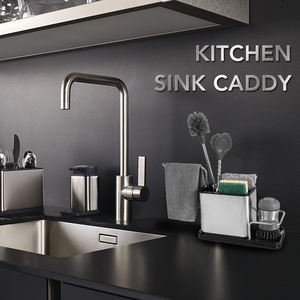 Masthome lavello caddy cucina organizzatore con la spugna da cucina in metallo titolare - Product Image 6