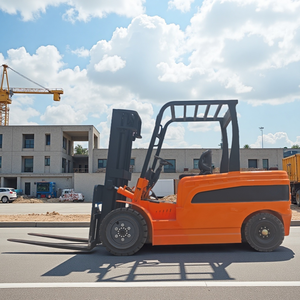 מלגזה חשמלית קטנה 1.5-3 טון, בעלת אישור CY EURO5 <span class=keywords><strong>CE</strong></span>, קיבולת 1500 ק\\\"ג, סוללת ליתיום-יון, הנעה 4X4, תורן דו-שלבי, מתאימה לשטח קשה - Product Image 4