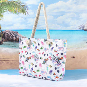 Bolso Tote para Mujer - Bolso de Hombro Grande Informal para la Playa, Diseño Moderno y Sencillo para Viajes de Verano, Compras y Uso Diario - Product Image 5