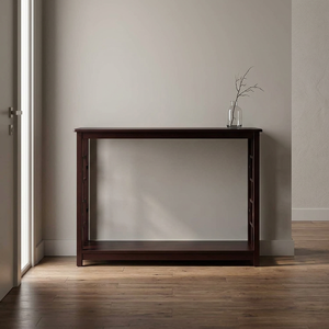 Luxury Handcrafted Solid Wood <b>Narrow</b> <b>Console</b> <b>Table</b> with Antique Finish for Living Room Bedroom and Modern Apartment Home Decor - Product Image 1
