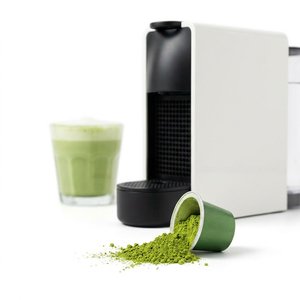 Cápsulas de Té Verde Matcha con Jengibre, Refuerzo Inmunológico, Solución Instantánea para Bebidas Calientes y Frías, Cápsulas de Disolución Rápida para el Hogar y la Cocina - Product Image 1