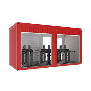 Ngoài trời container turnstile cổng cho an toàn cơ sở truy cập với RFID và sinh trắc học xác thực - Product Image 2