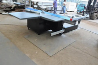 Scie à table coulissante multifonction verticale de haute qualité pour le travail du bois et le contreplaqué, 5,5 kW, 3,2 m, épaisseur 80 mm, 45-90° facile à utiliser