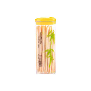 Bamboo Toothpick Holder With 30 Pieces Portable Lighter Style Disposable Toothpicks For Daily Use - Product Image 5