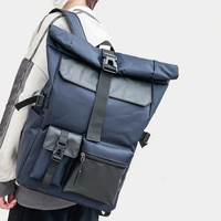 Mochila Plegable Impermeable para Portátil, Unisex, Resistente, para Viajes, con Gran Capacidad, para la Escuela y Actividades al Aire Libre