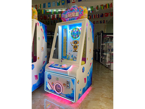 Máquina Multifuncional Comercial Operada con Monedas, Juego Familiar de Empujar Regalos, Dificultad Ajustable, Bloques de Cristal y Regalos - Product Image 6