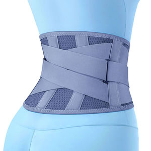 뜨거운 판매 조정 가능한 폴리 에스테르 허리 중괄호 통기성 요추 지원 허리 통증 완화 체육관 역도 운동 - Product Image 1