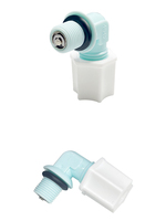 1/4 codos macho válvula de retención JACO conector de compresión de plástico RO sistema purificador de agua Jaco tubo conectores Accesorios