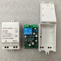 Relais de contact sec WiFi Tuya AC 110V 220V, interrupteur intelligent 10A pour porte de garage, portail, contrôle d'accès, éclairage et équipement industriel