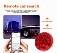 Luz Trasera LED Impermeable para Camión y Remolque con Rastreador GPS 4G, Dispositivo de Seguimiento Vehicular, Localizador GPS de Doble IP en Luz Trasera