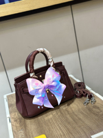 Sac à main de luxe en PU pour femme, taille 20, petit sac à bandoulière simple avec serrure et foulard