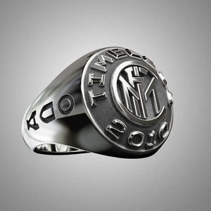 Anneau de championnat de football <span class=keywords><strong>Inter</strong></span> Milan <span class=keywords><strong>2010</strong></span>, anneau de football de club, intemporel - Product Image 4
