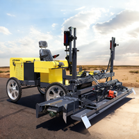 Niveleuse laser pour béton, outil de construction, niveleuse vibrante à quatre roues, machine de nivellement laser pour sols en béton