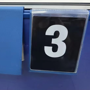 Tableau de score professionnel portable en plastique robuste - Étanche et facile à retourner pour les matchs de ping-pong et de basketball - Product Image 1