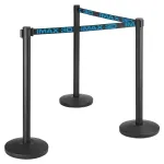 2m di cinghia in coda Manager Post montante per barriera a cintura retrattile - Product Image 5